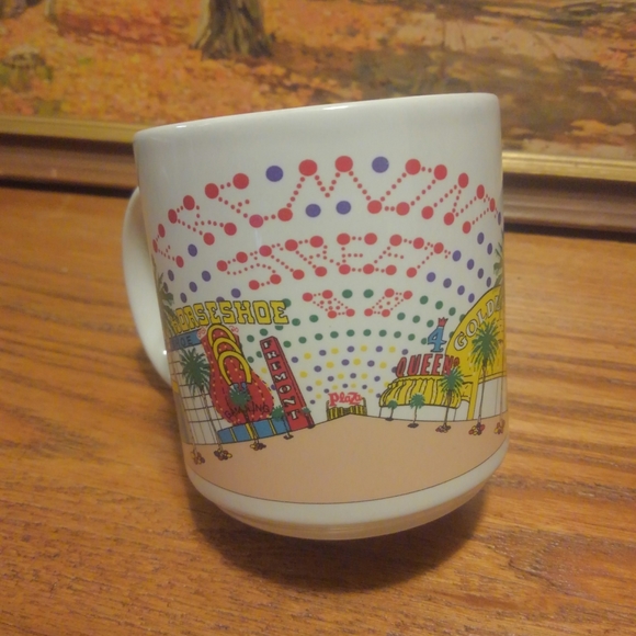 Fremont Street ☕ Plaza Downtown Las Vegas Nevada Coffee Mug 🔥 Awesome Detail 💎 - Picture 8 of 12